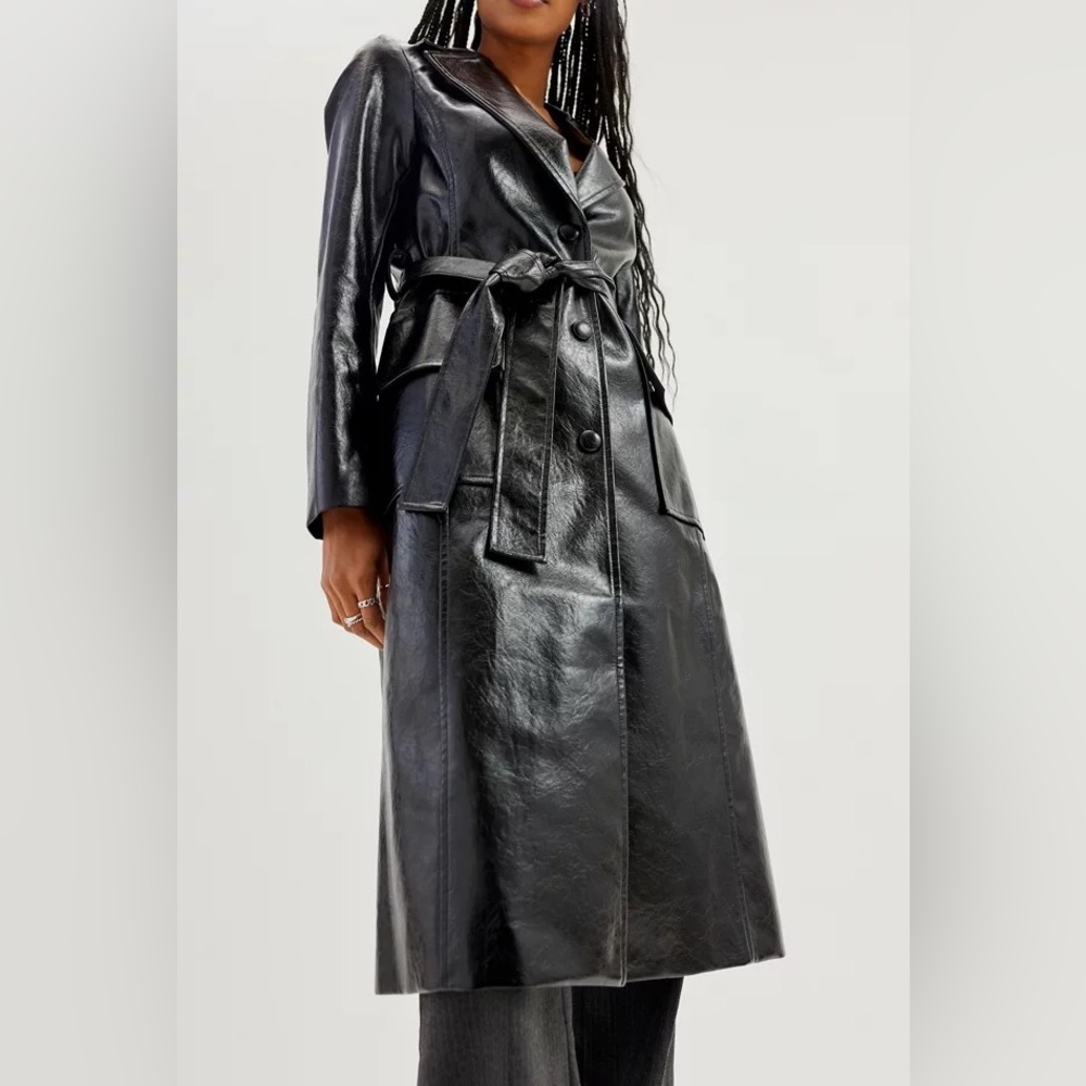 Urban Outfitters Faux leather coat